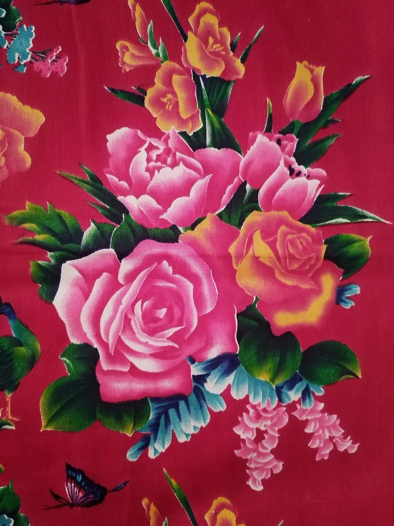 70年代精品大花布#面料柔軟舒適 #好不好看你們說了算 #老