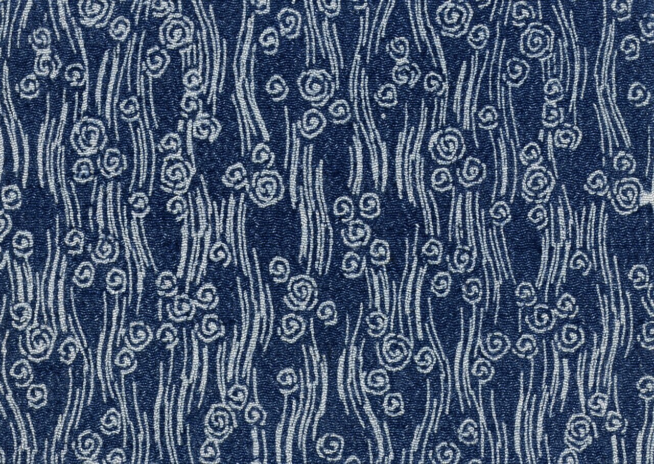 藍(lán)印花布 植物紋樣與扎染蠟染技藝的華美交融